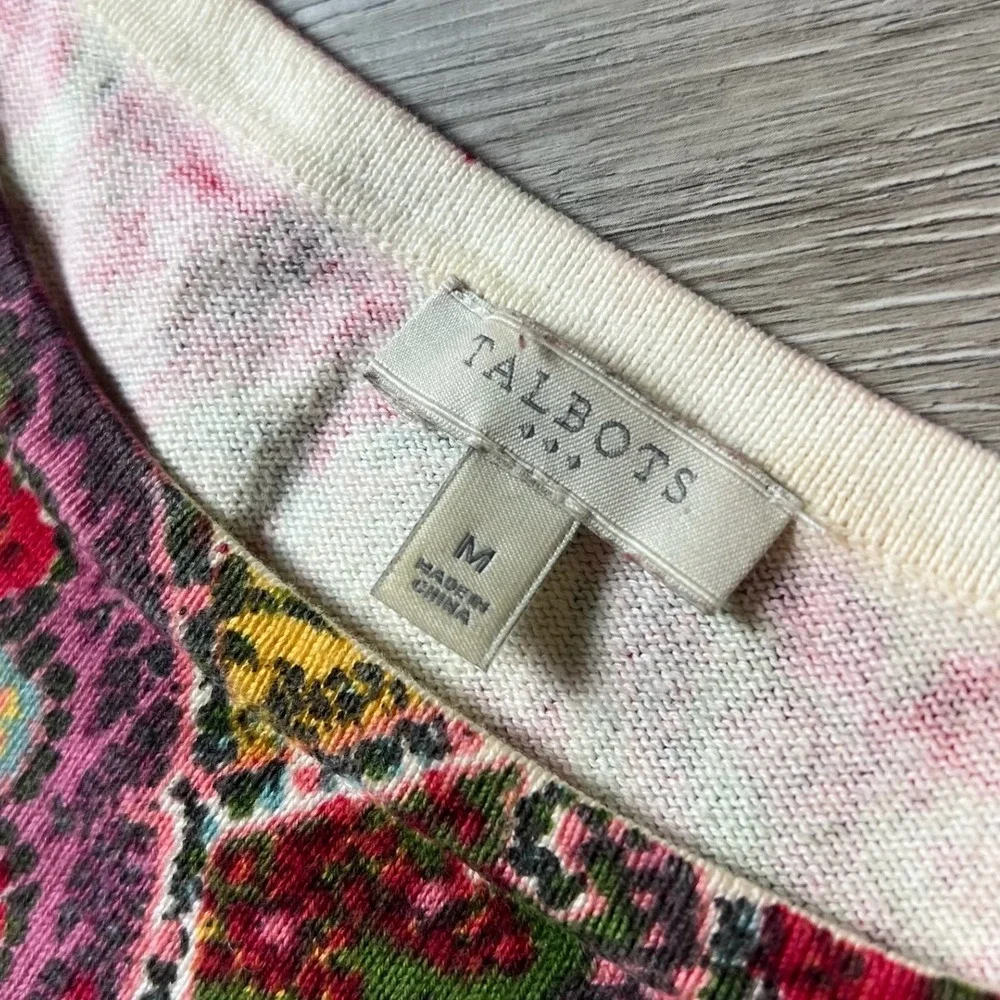 Talbots vibrant paisley